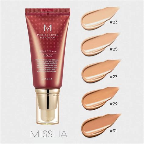 missha bb cream shade 27.